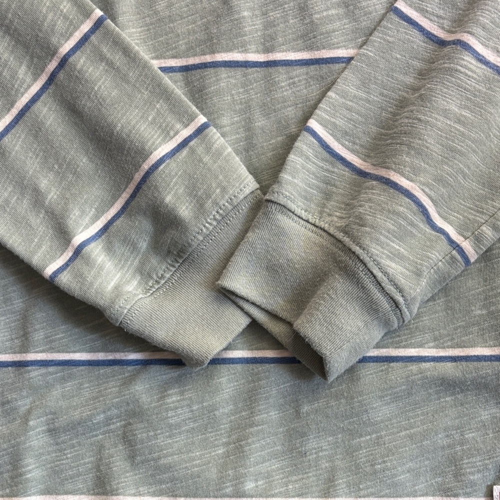 Carter's Green Striped Long Sleeve Tee - Picture 5 of 5